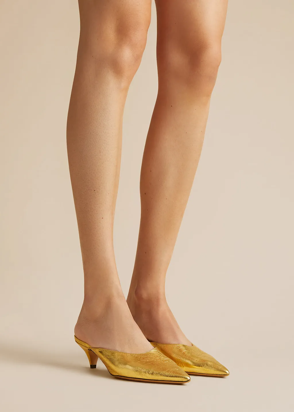 Khaite The River Pointed-Toe Mules
