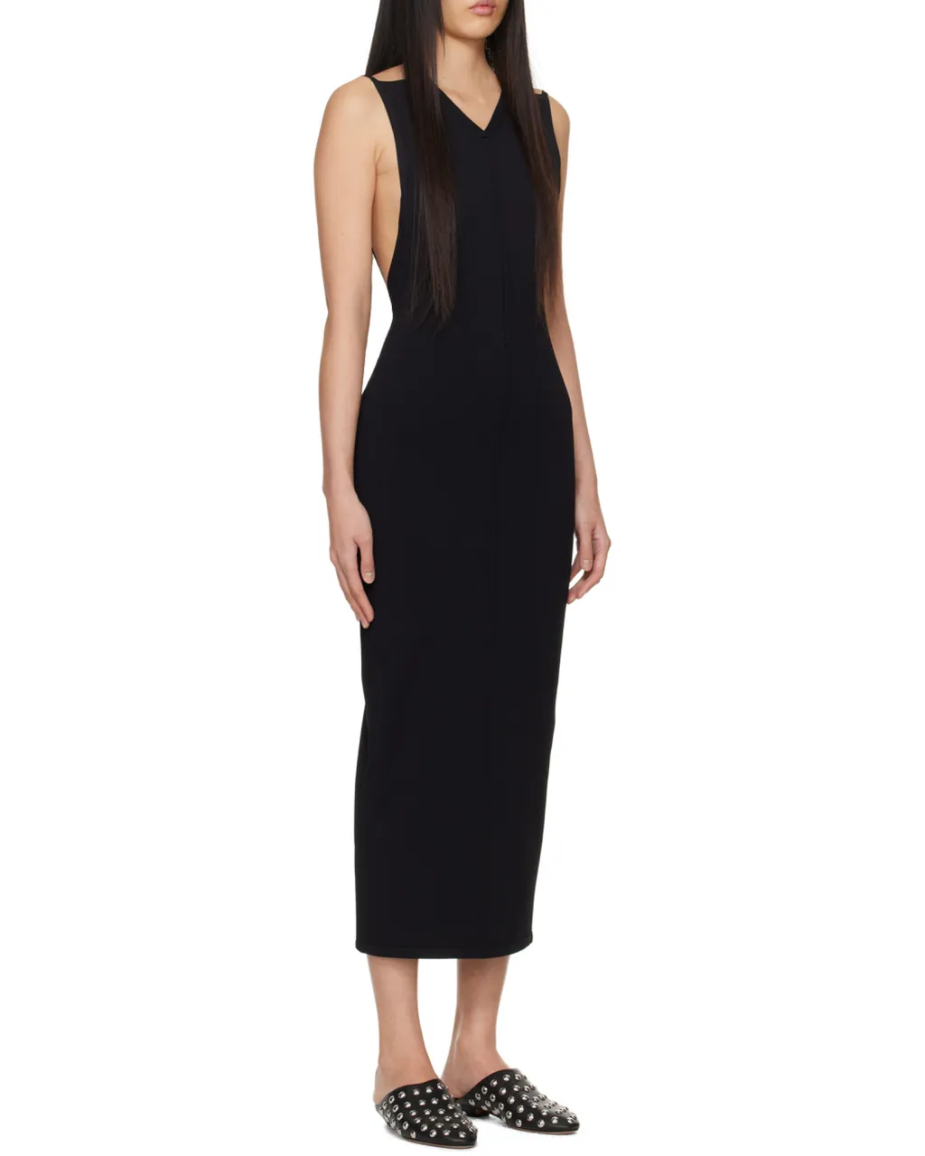 Khaite Terri Open Back Maxi Dress