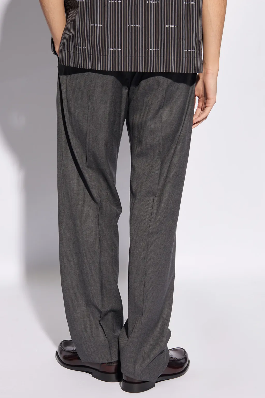 Givenchy 4G Embroidered Straight-Leg Trousers