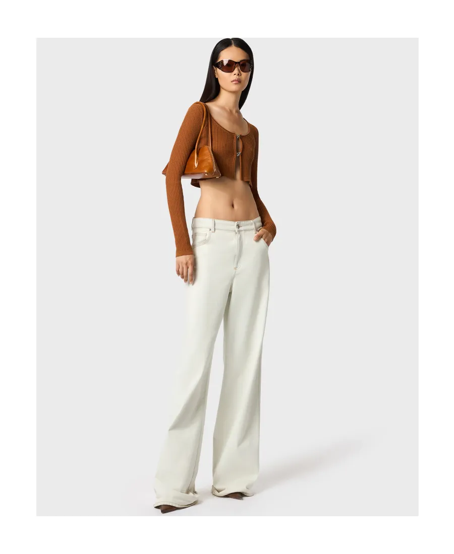 Bleach-Wash Boyfriend Jeans