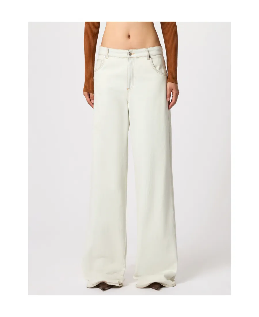 Bleach-Wash Boyfriend Jeans