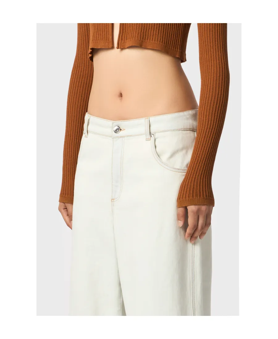 Bleach-Wash Boyfriend Jeans