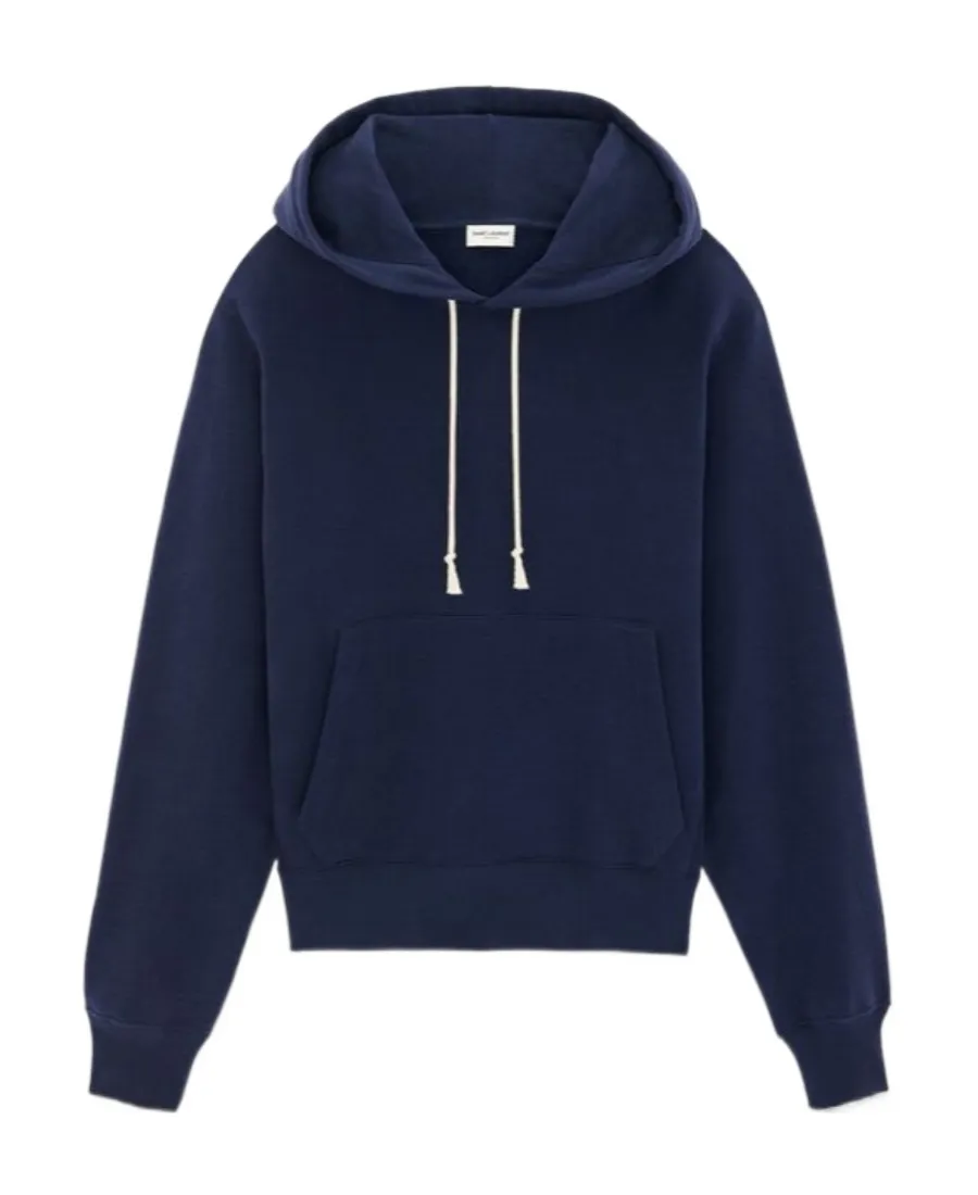 Saint Laurent Cassandre Drawstring Hoodie