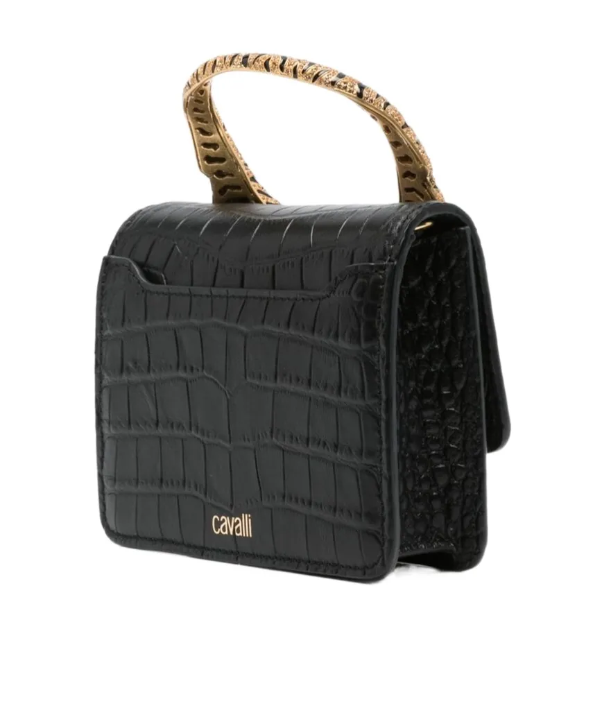Roberto Cavalli Small Roar Embellished Shoulder Bag