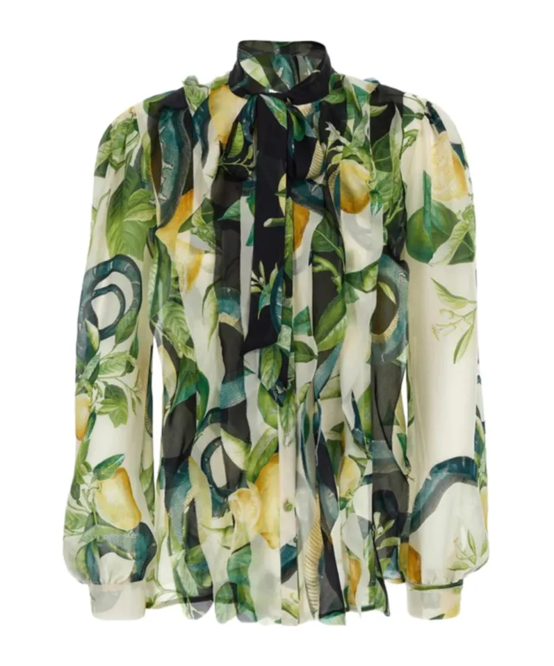 Roberto Cavalli Lemon Print Shirt