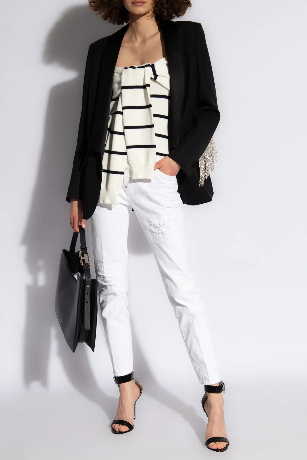 Dsquared2 Fringed Oversized Blazer