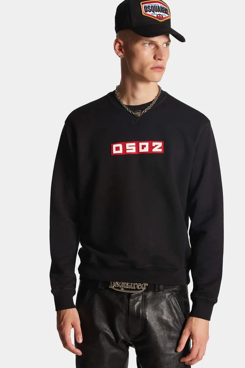 Dsquared2 Logo Printed Crewneck Sweatshirt