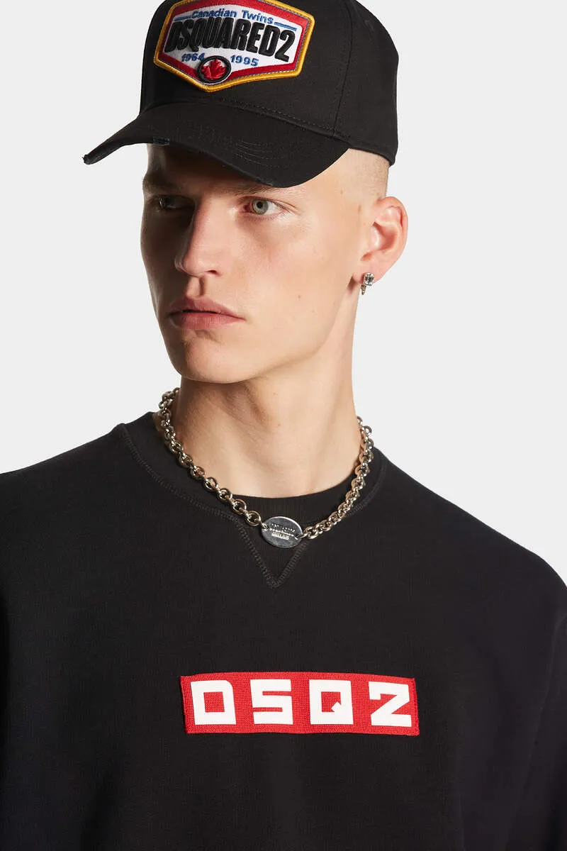 Dsquared2 Logo Printed Crewneck Sweatshirt