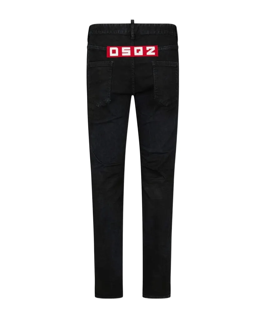 Dsquared2 Logo Patch Ripped Cool Guy Jeans