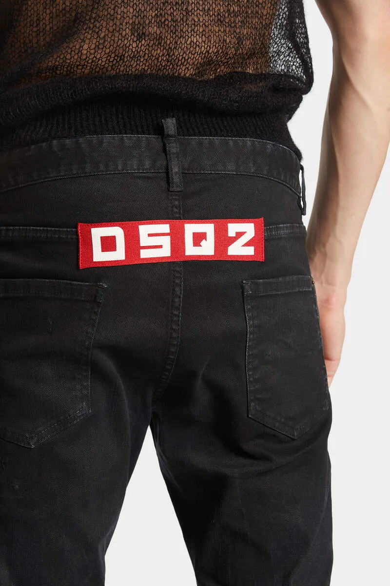 Dsquared2 Logo Patch Ripped Cool Guy Jeans
