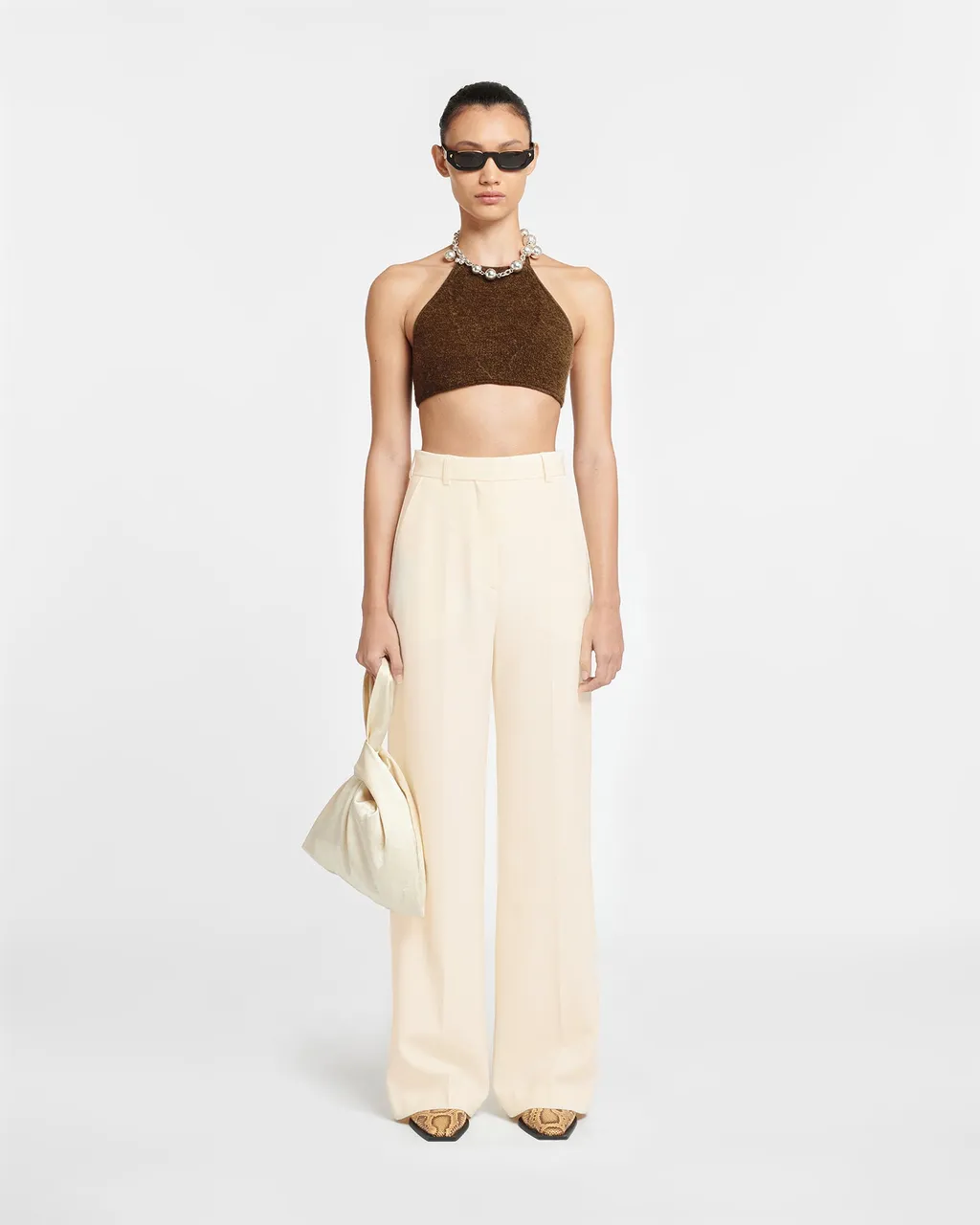 Nanushka Lanai Pleat Front Trousers