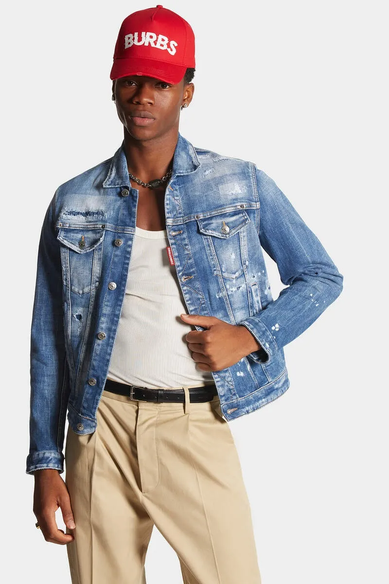 Dsquared2 Ripped Denim Jacket