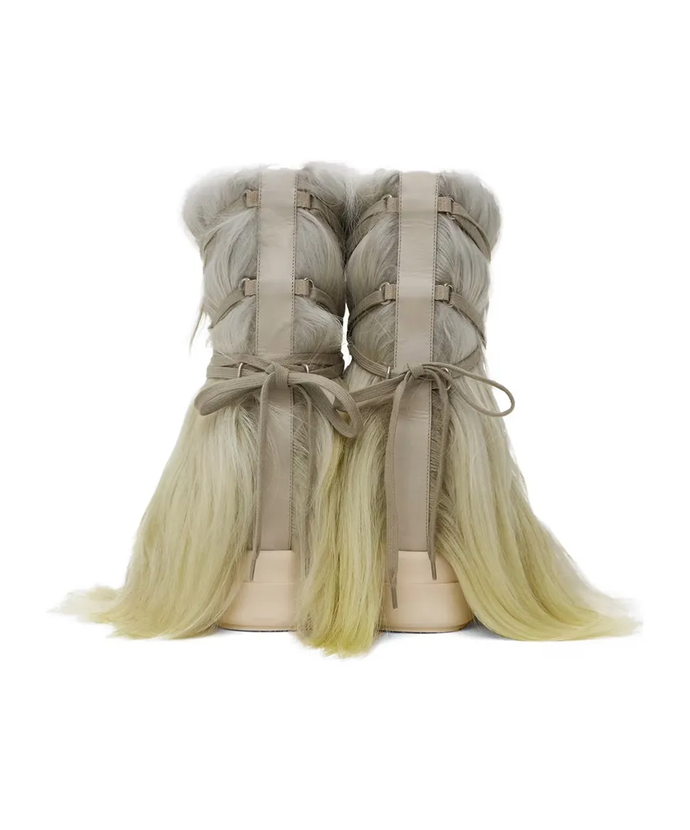 Moncler X Rick Owens Wrap-Up Short Boots