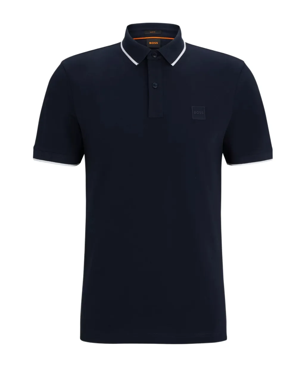 Boss Hugo Boss Passertip Logo Patch Polo Shirt