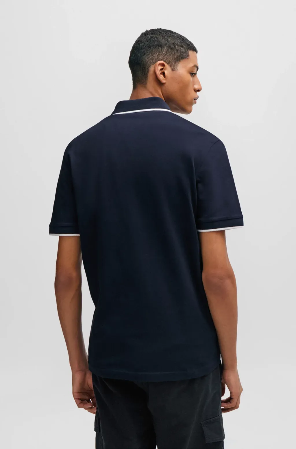 Boss Hugo Boss Passertip Logo Patch Polo Shirt