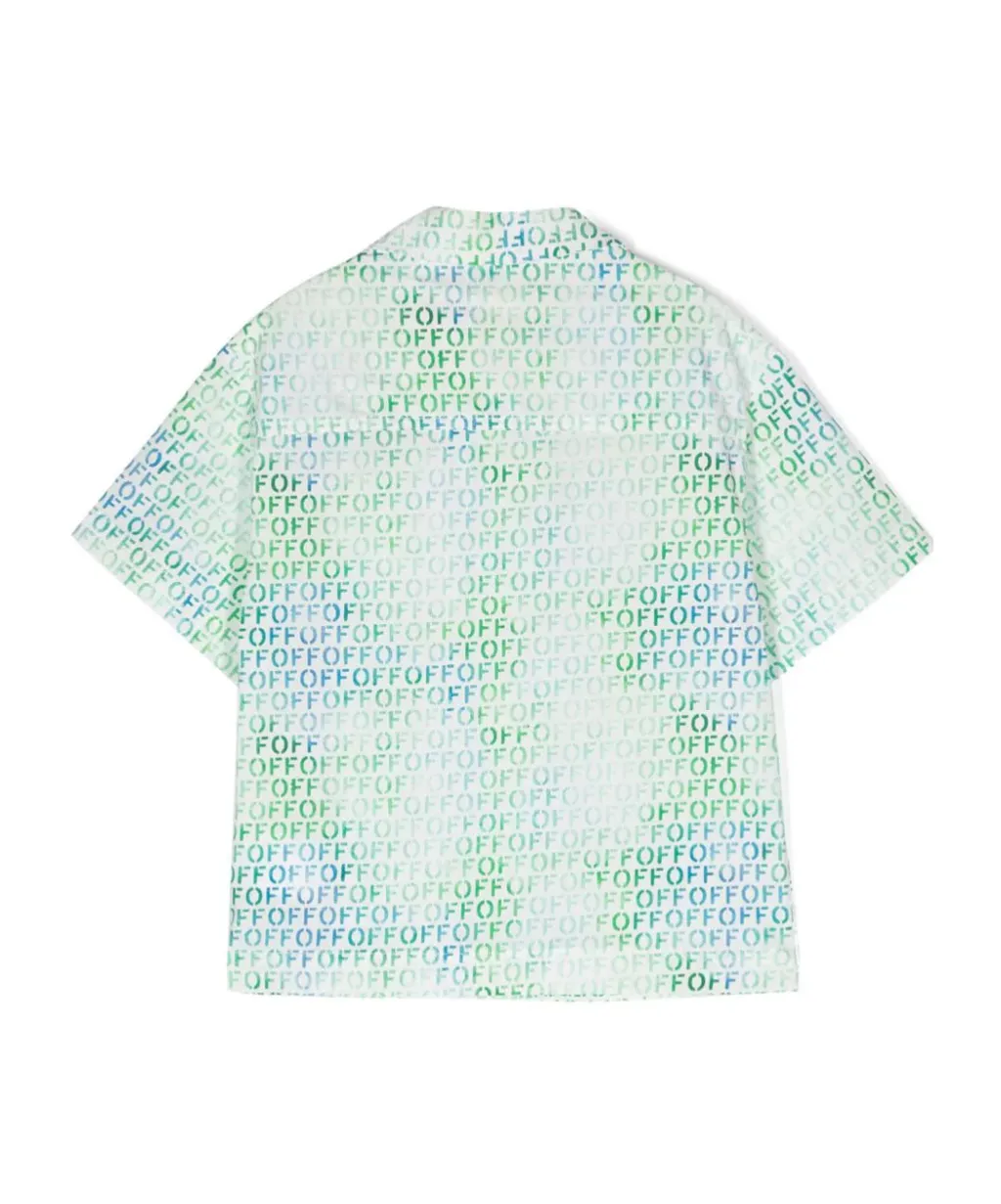 Logo-Print Cotton Shirt