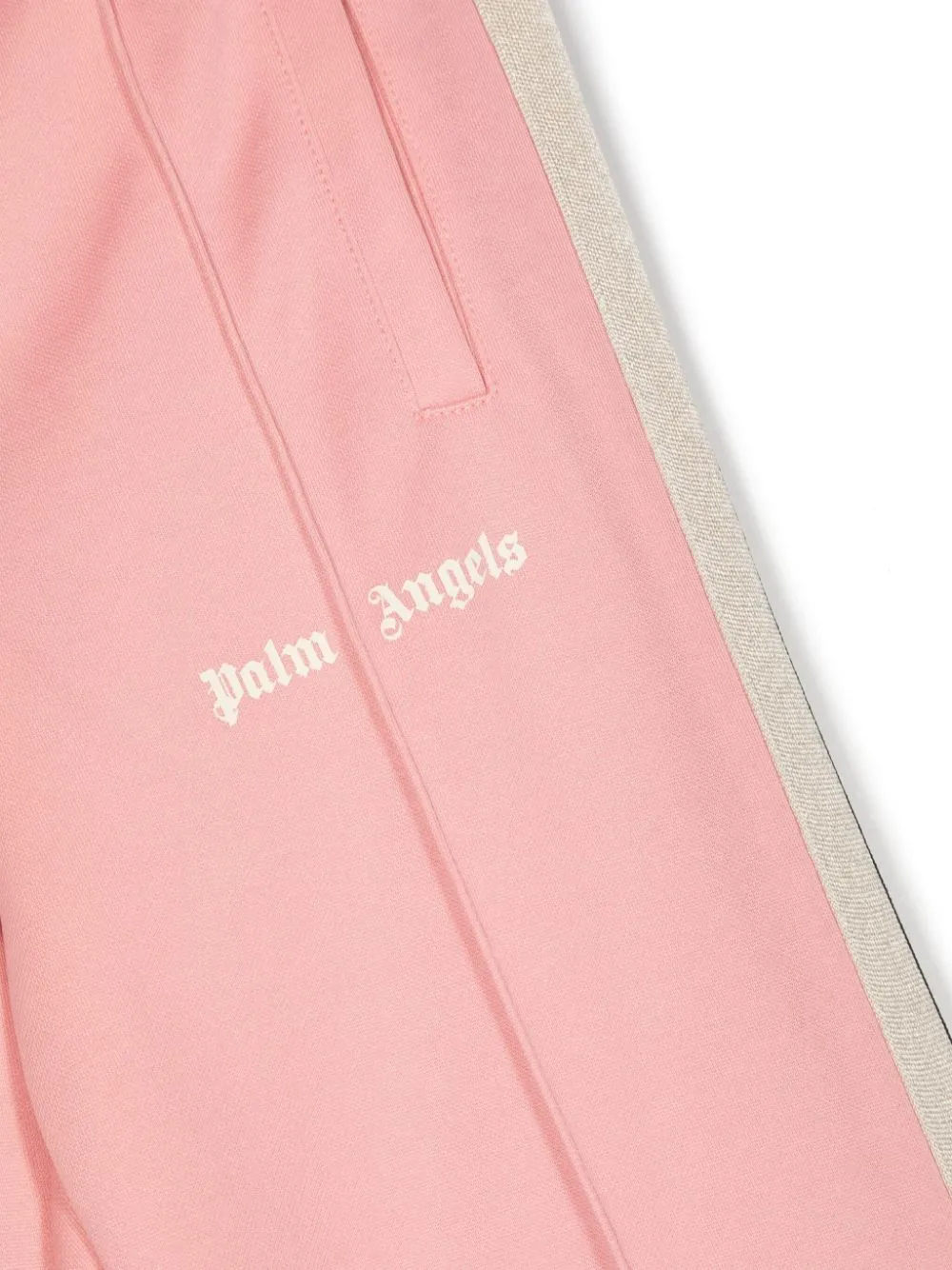 Palm Angels Kids Logo-Printed Wide-Leg Track Pants