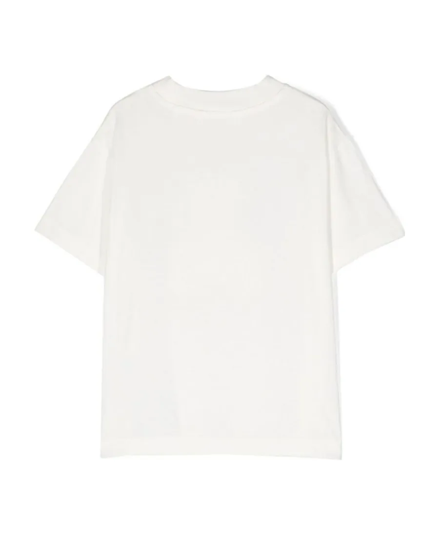 Palm Angels Kids Angel Bear Printed Crewneck T-Shirt
