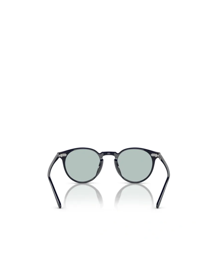 Geometric Frame Round Sunglasses