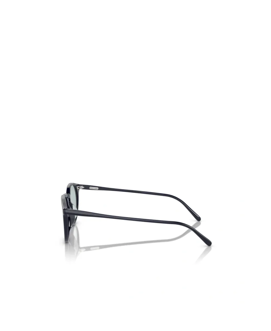 Geometric Frame Round Sunglasses