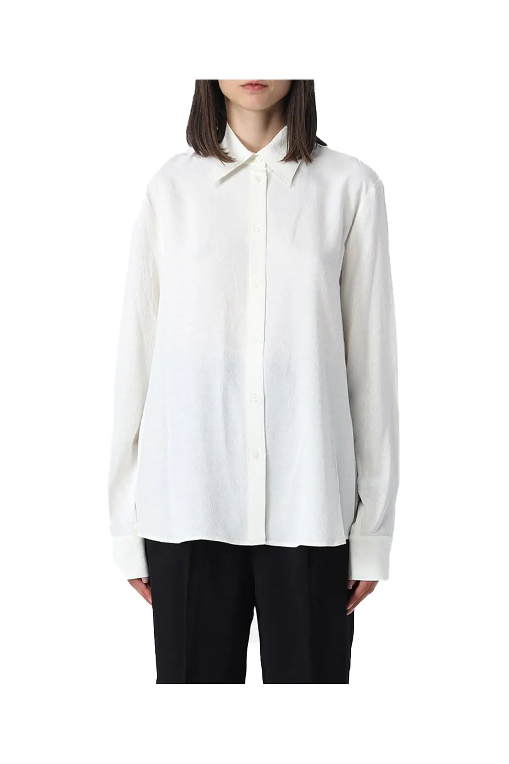 Lapel Long-Sleeved Shirt