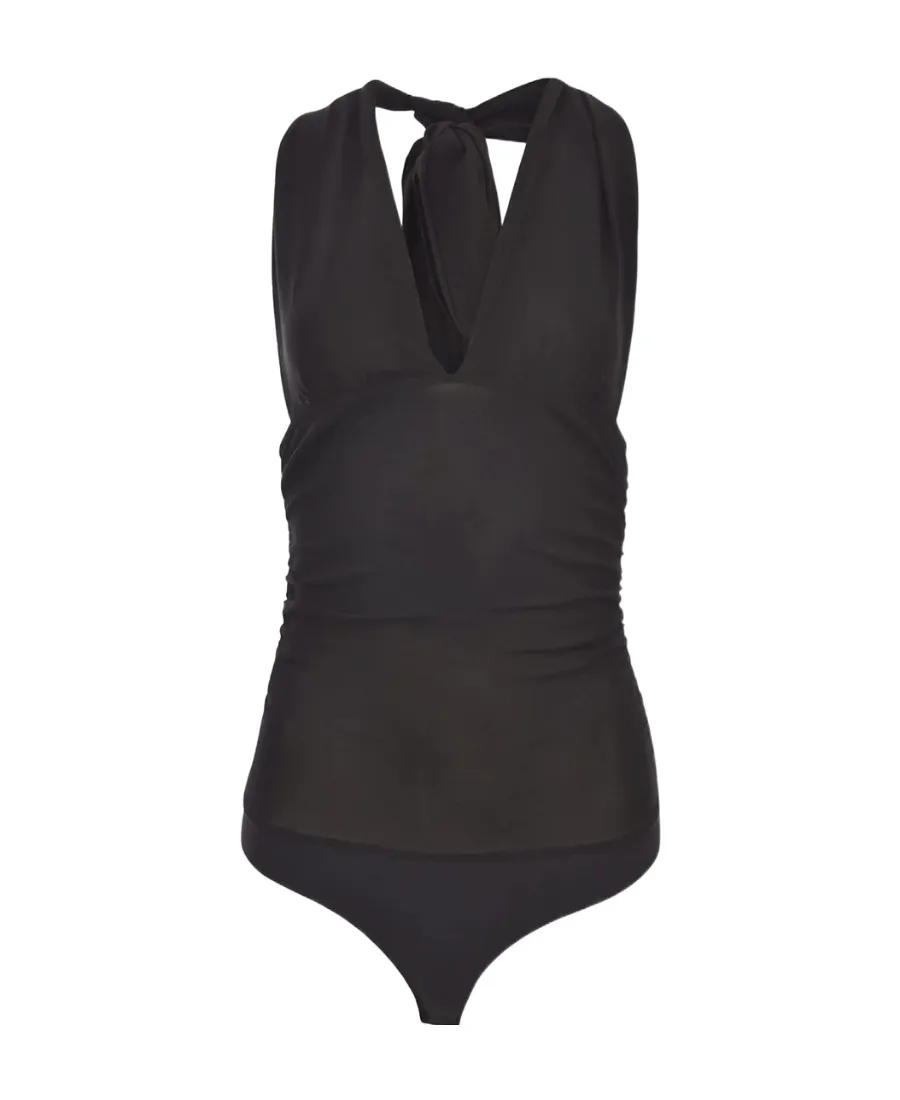 Belted Sleeveless One-Piece
