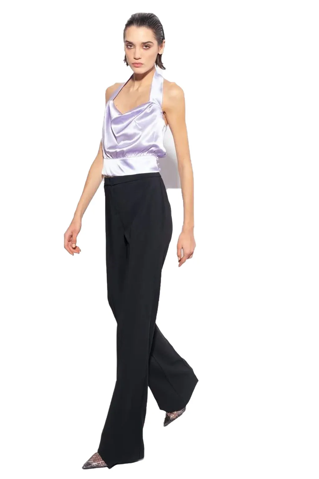 Wide-Leg Casual Pants