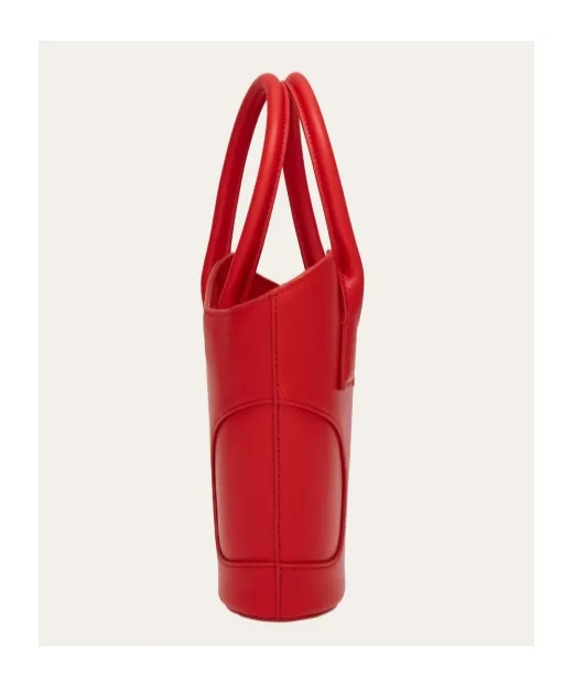 Salvatore Ferragamo Cut Out Detailed Bucket Bag