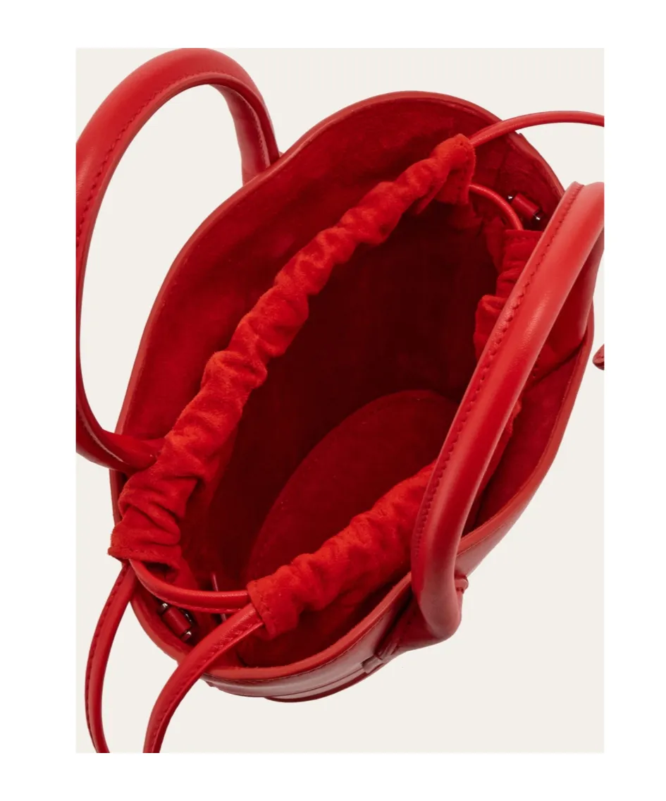 Salvatore Ferragamo Cut Out Detailed Bucket Bag