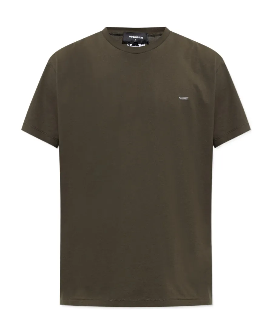 Dsquared2 Logo Plaque Crewneck T-Shirt