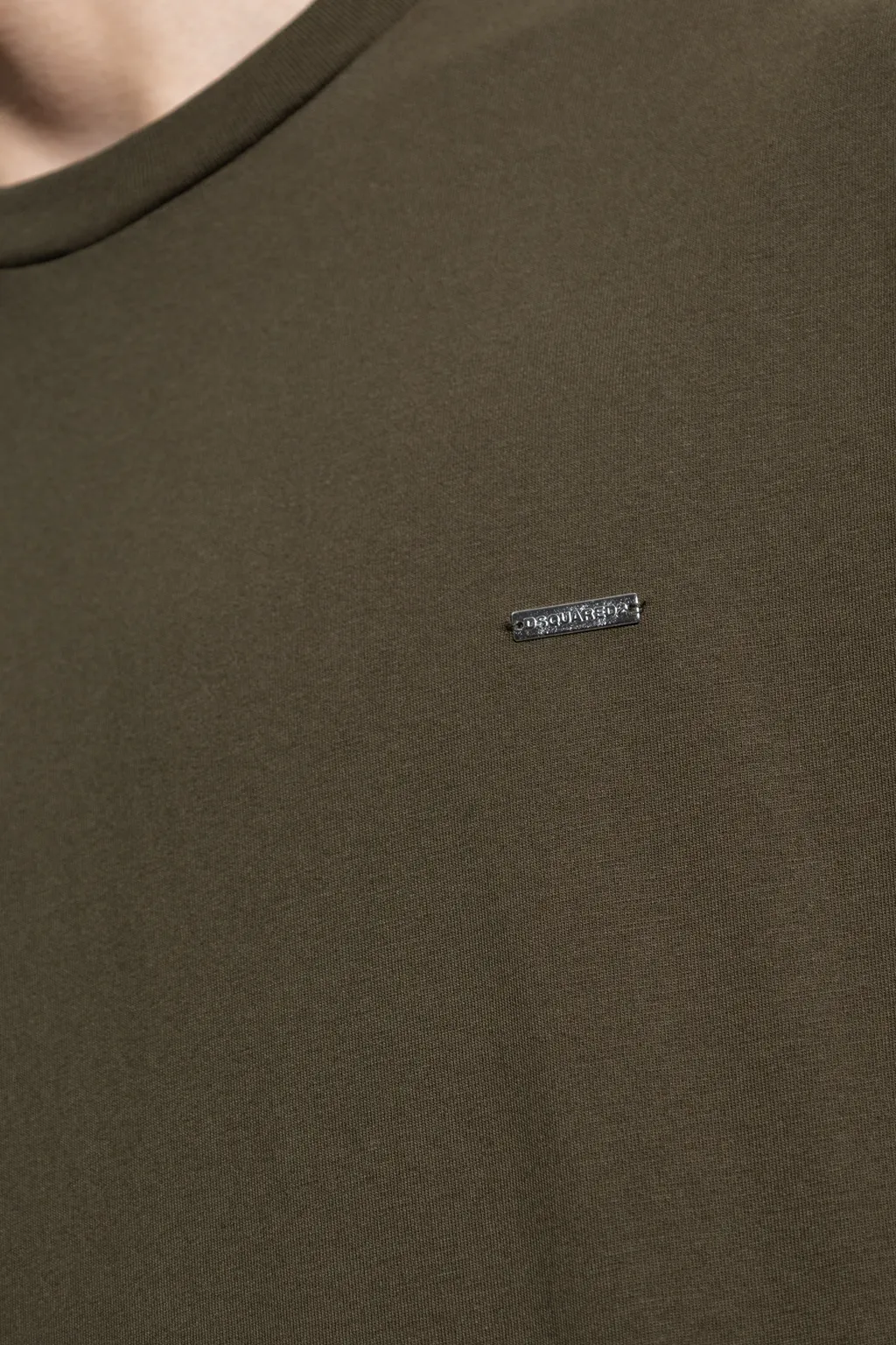 Dsquared2 Logo Plaque Crewneck T-Shirt