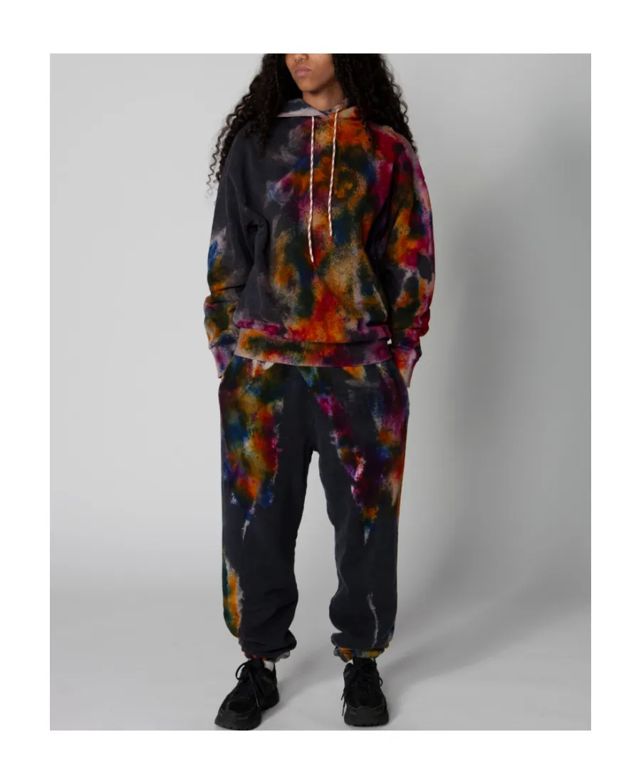 Aries Spray-Paint Drawstring Hoodie