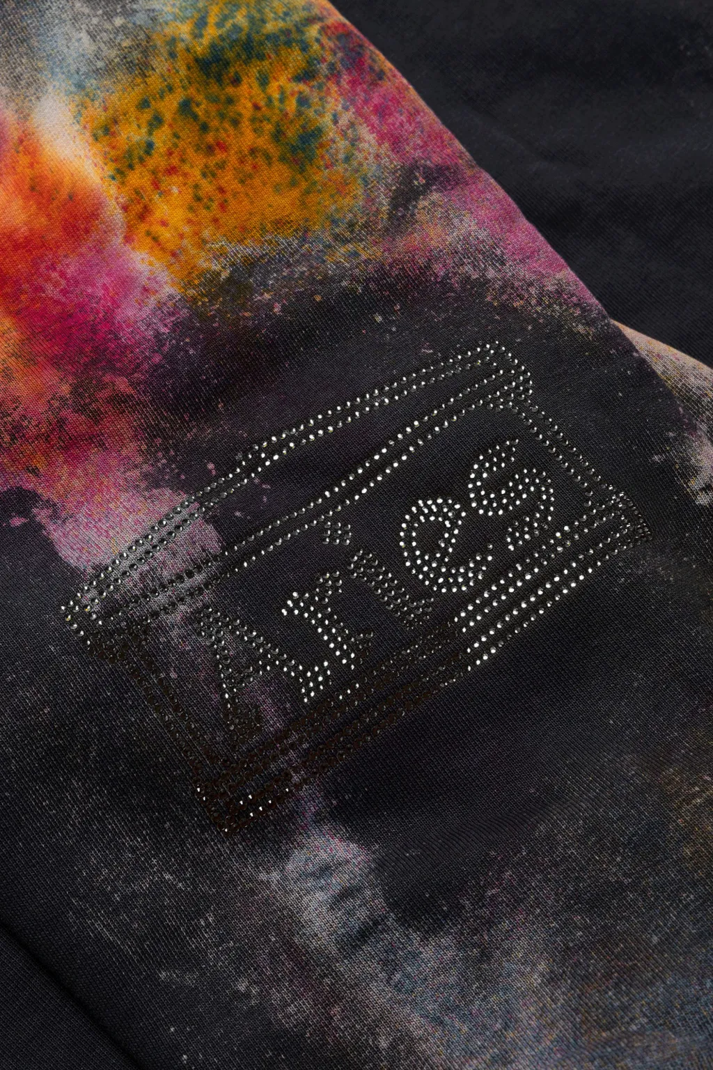 Aries Spray-Paint Drawstring Hoodie