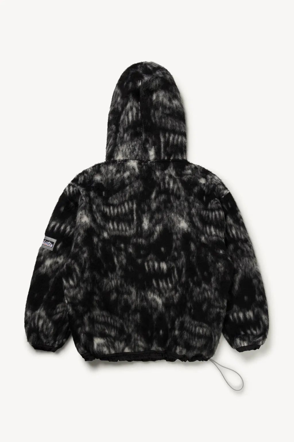 Logo-Patch Drawstring Hoodie