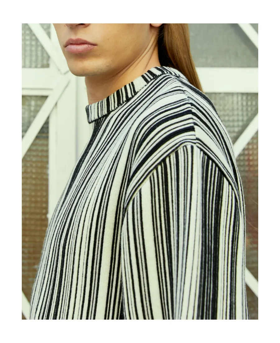 Pattern Knitted Sweater