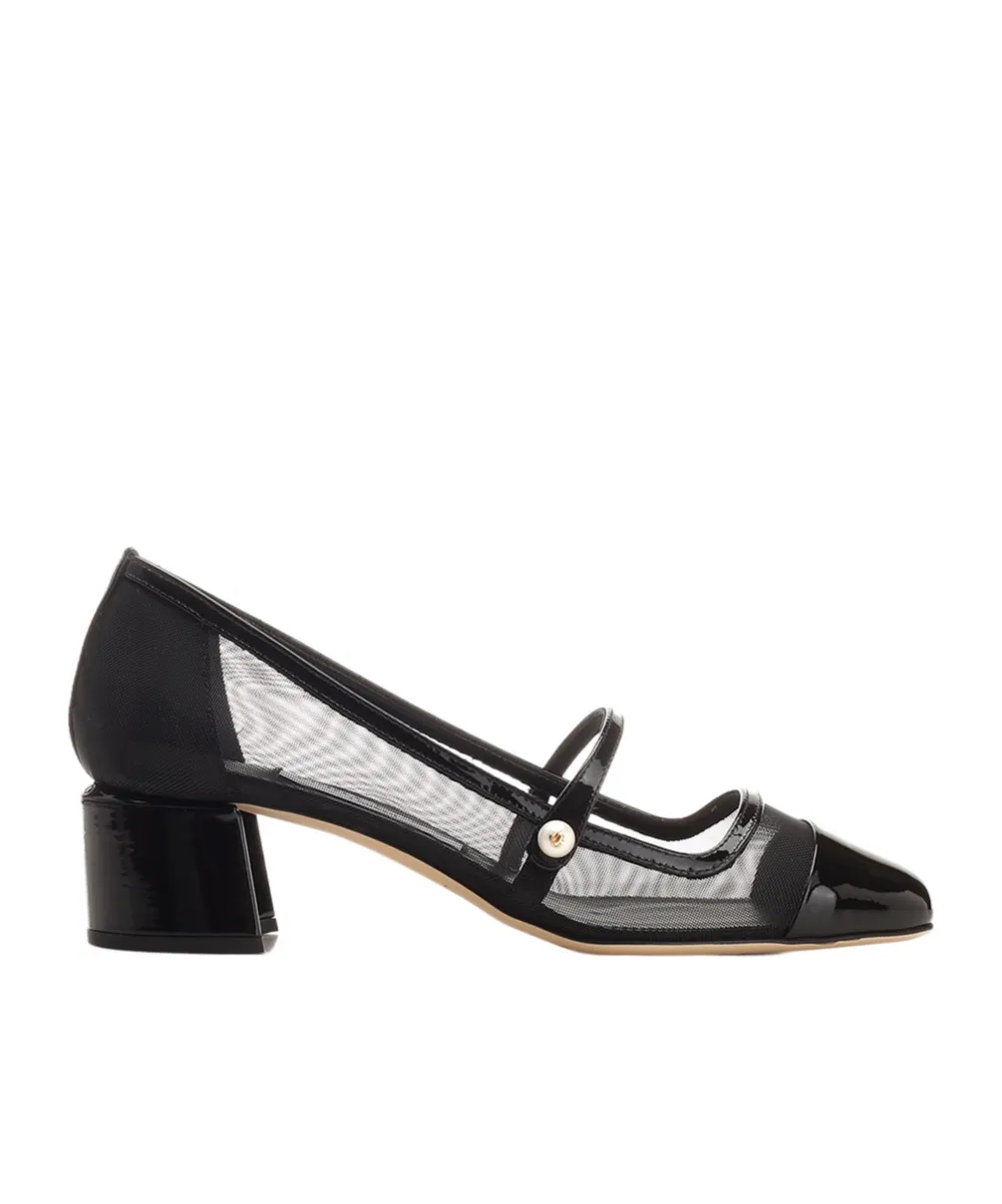 Jimmy Choo Elisa 45 Mesh Pumps