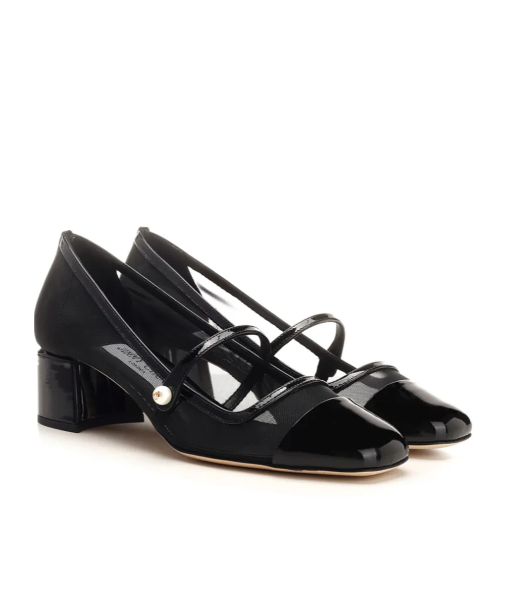 Jimmy Choo Elisa 45 Mesh Pumps