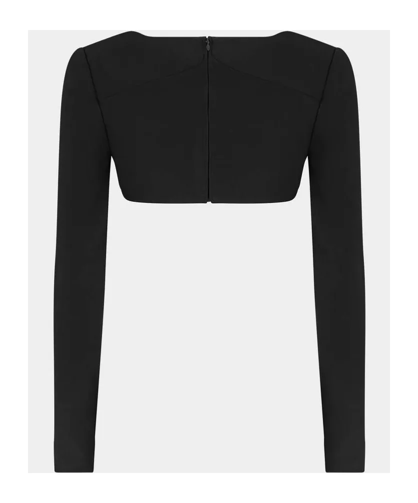 Dsquared2 Logo Plaque Cropped Top