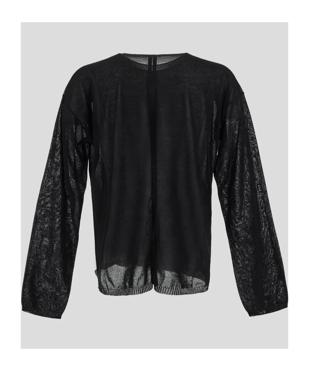 Rick Owens Panelled Crewneck Jumper