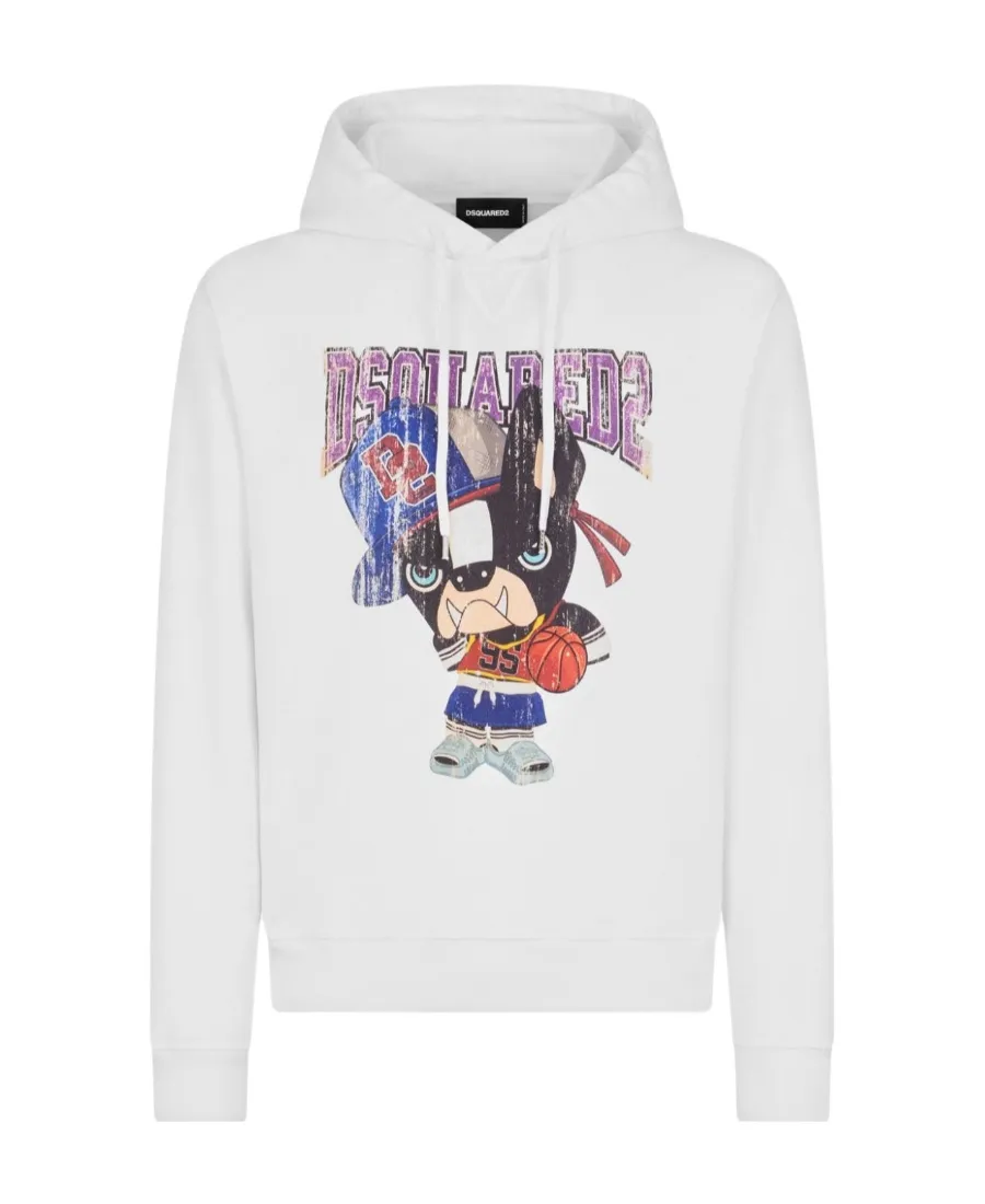 Dsquared2 Graphic-Printed Drawstring Hoodie
