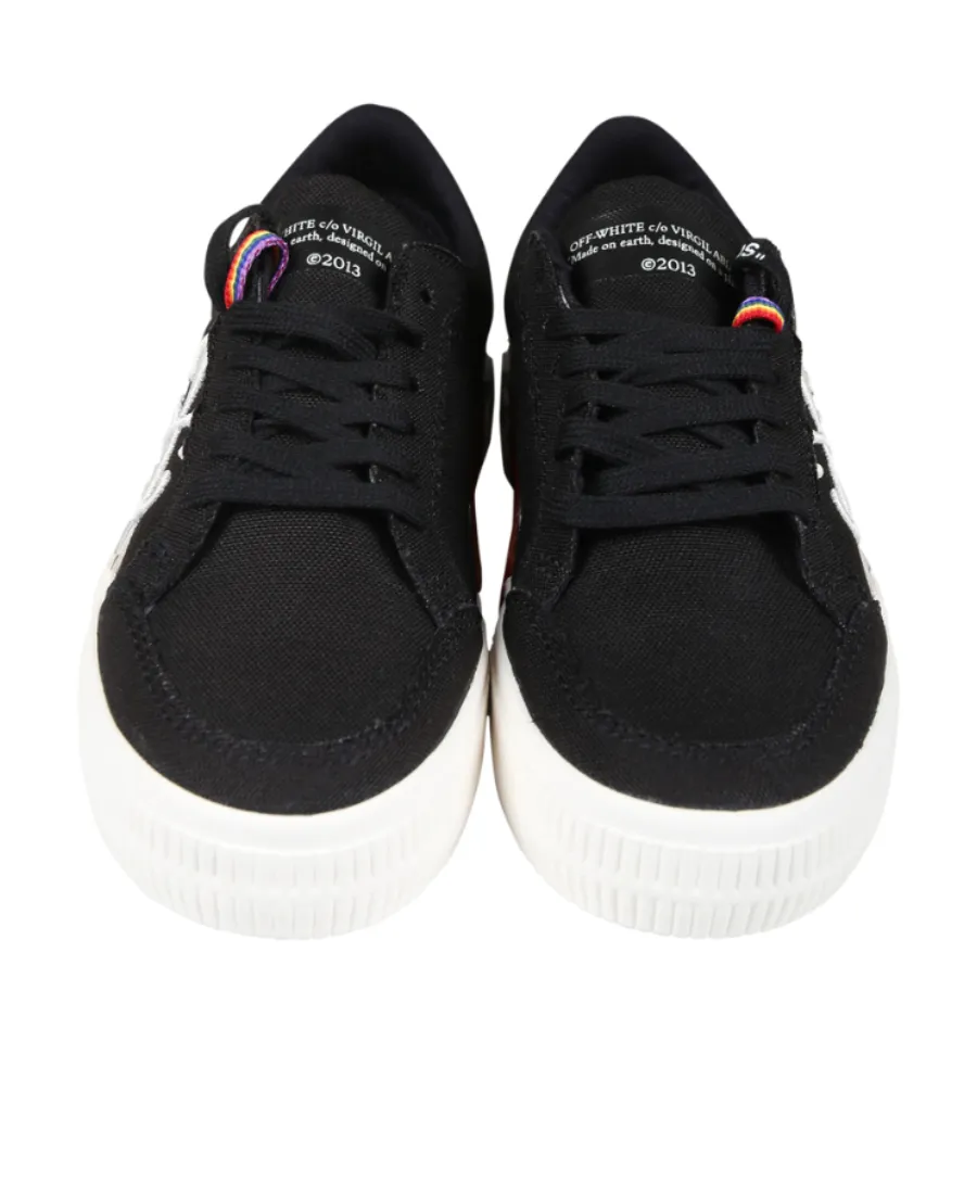 Arrows-Embroidered Lace-Up Sneakers