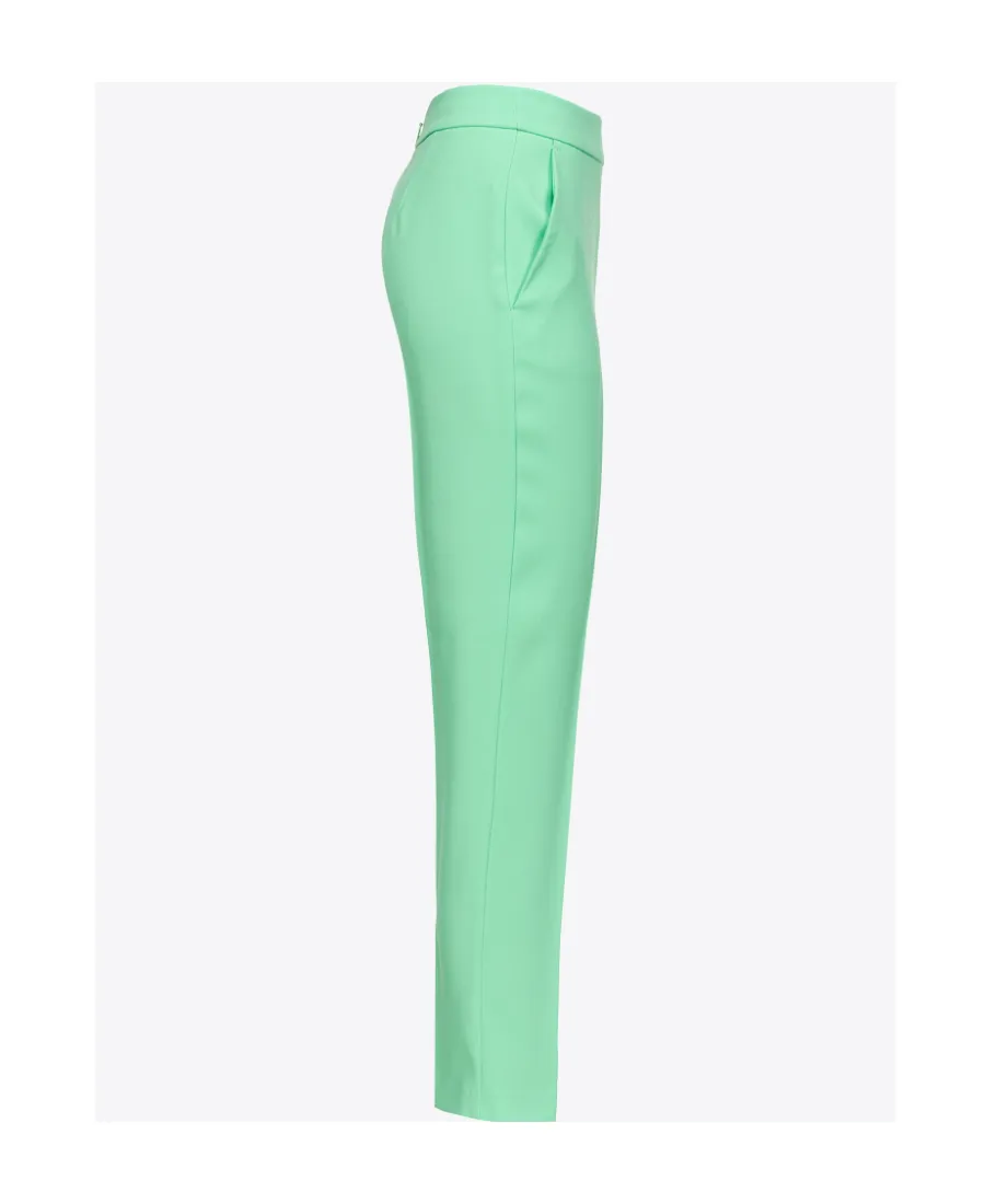 Pinko Concealed Zipped Tapered-Leg Trousers