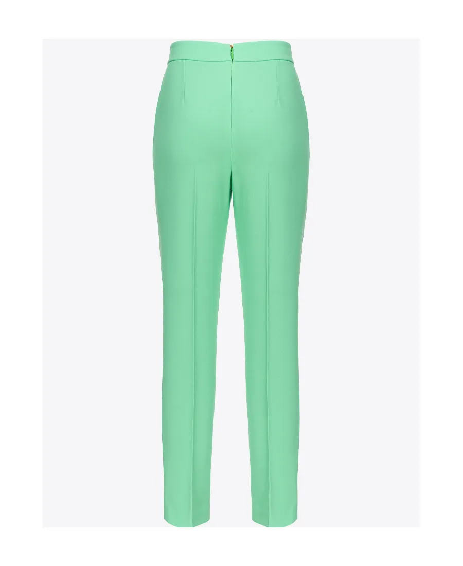 Pinko Concealed Zipped Tapered-Leg Trousers