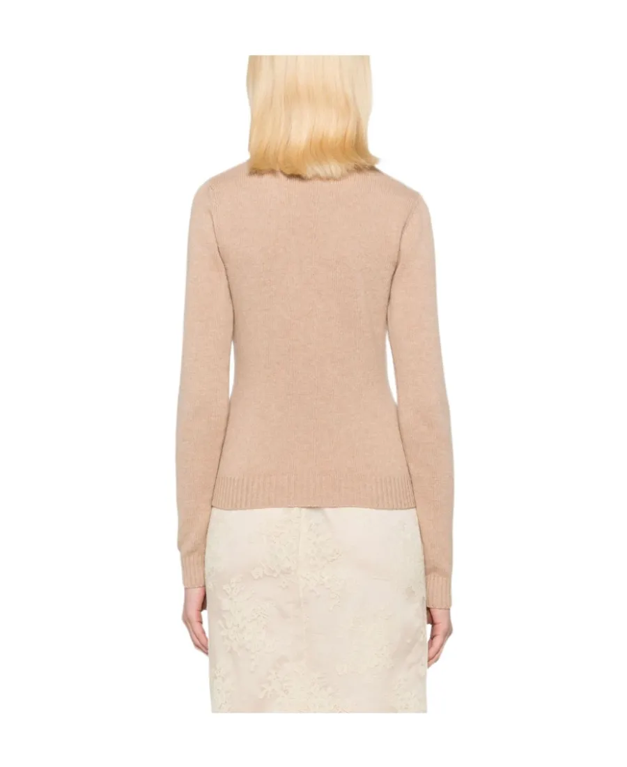 U-Neck Laminated Sweater