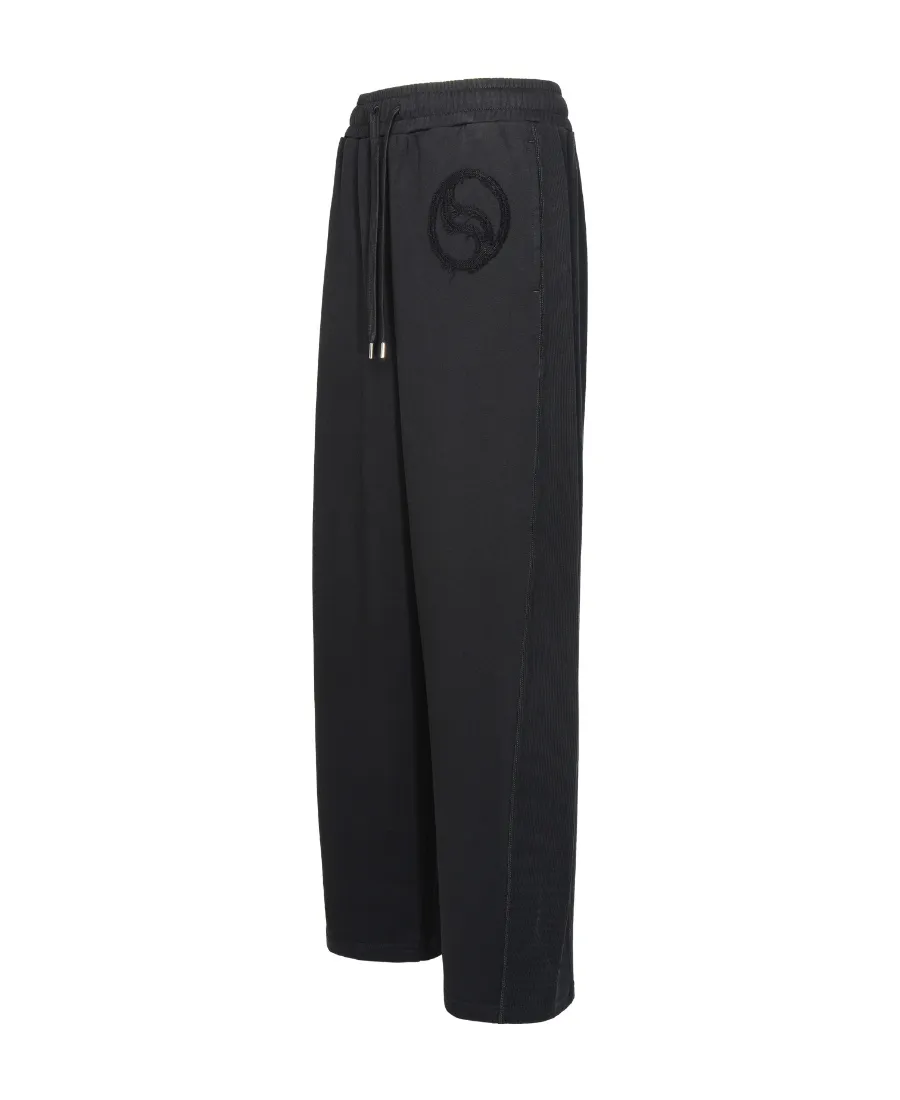 Stella Mccartney S-Wave Drawstring Wide Leg Pants