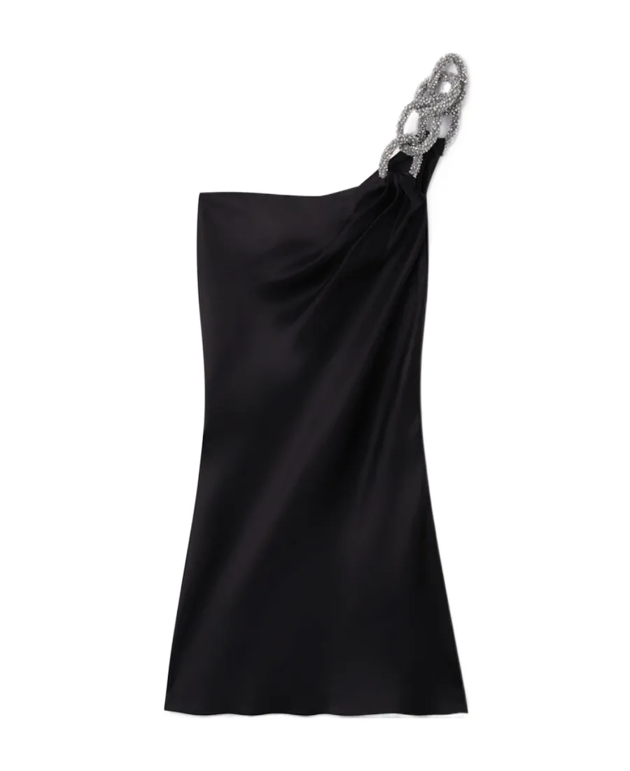 Stella Mccartney Embellished One-Shoulder Dress