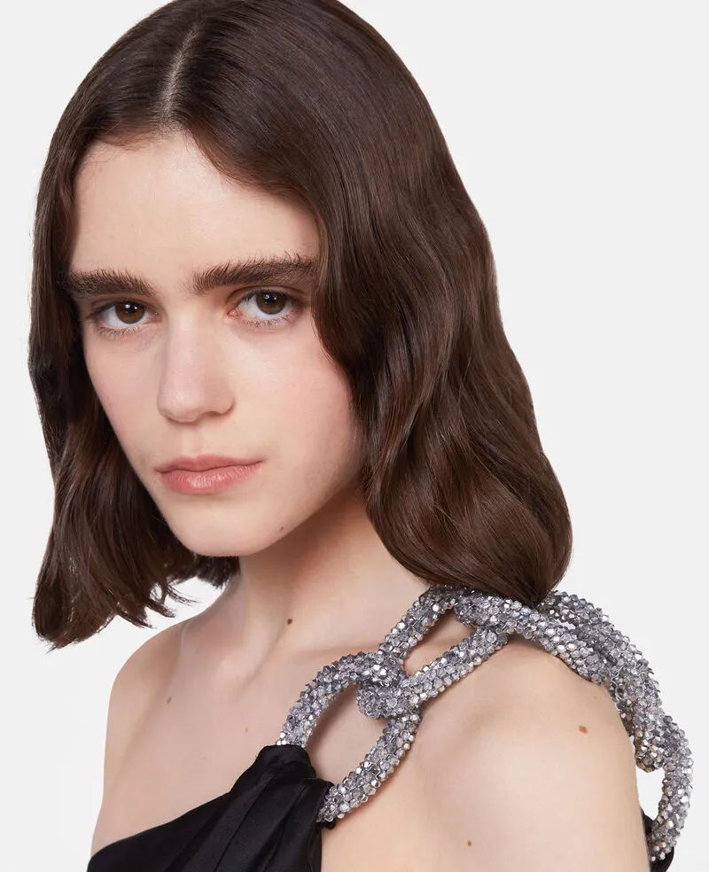 Stella Mccartney Embellished One-Shoulder Dress
