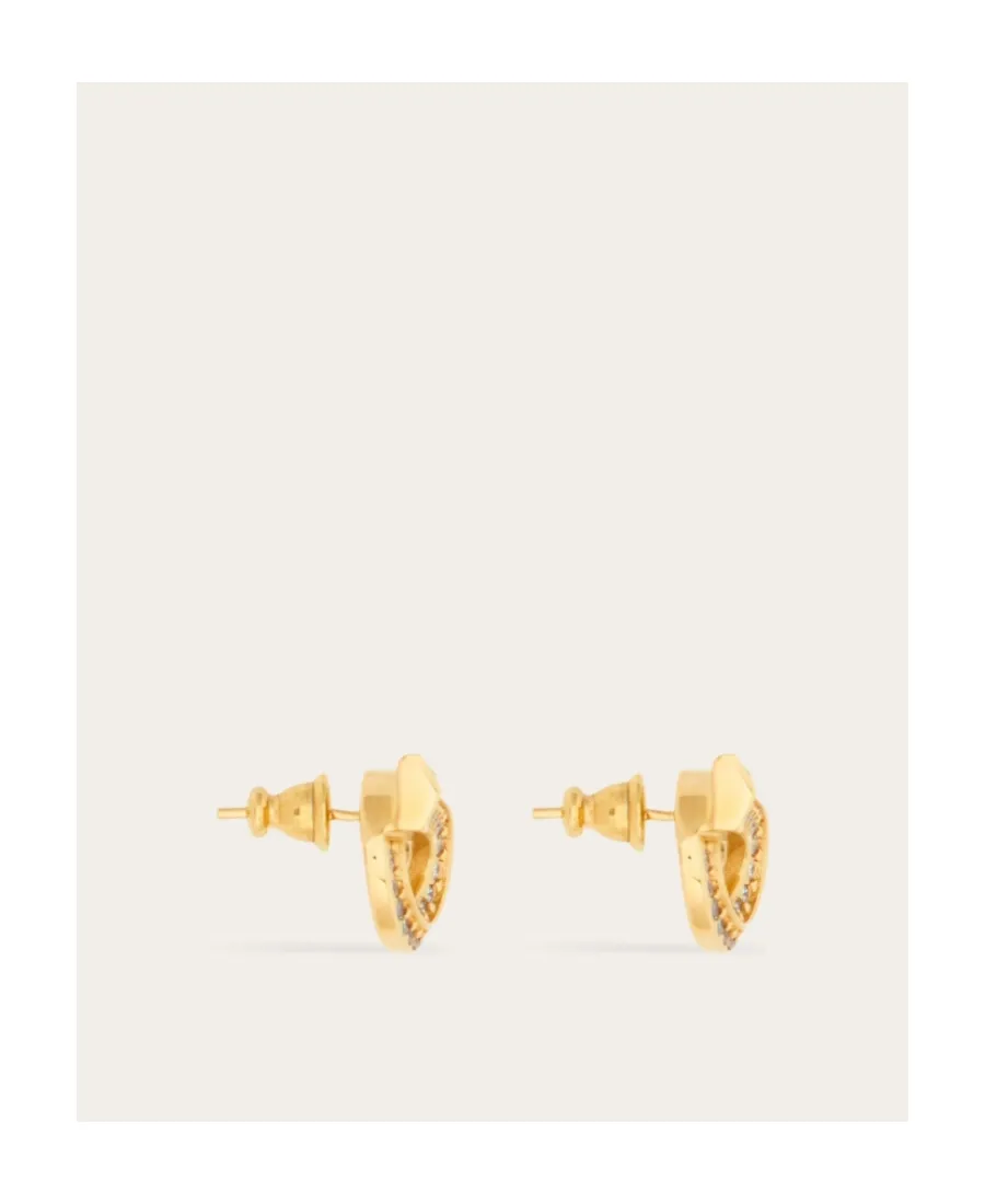 Salvatore Ferragamo Gancini Embellished Earrings