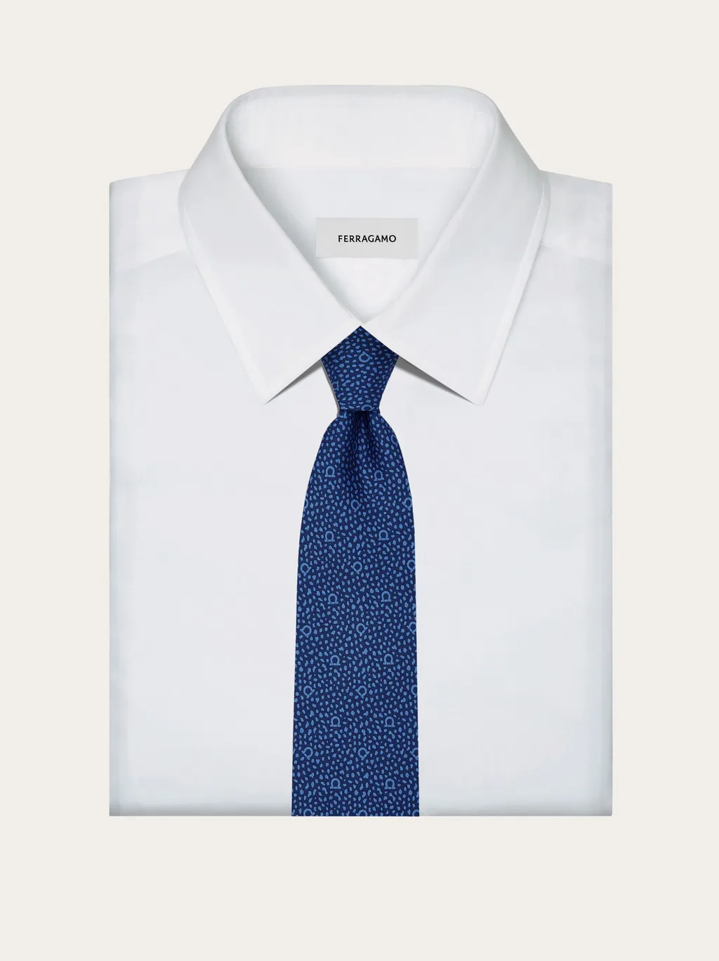 Salvatore Ferragamo Micro Pattern Printed Tie