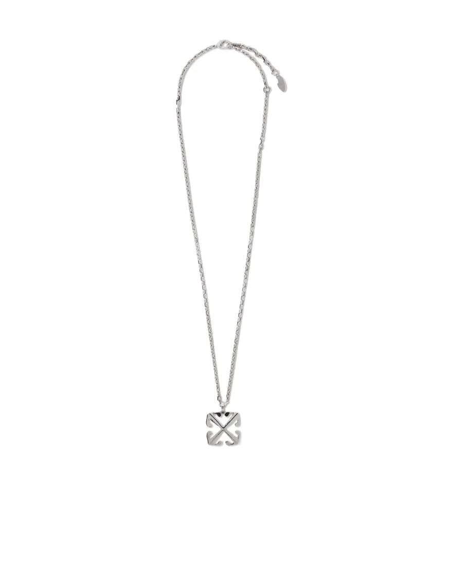 Off-White Arrows Chain-Link Necklace